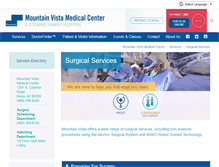 Tablet Screenshot of mvsurgicalspecialists.com